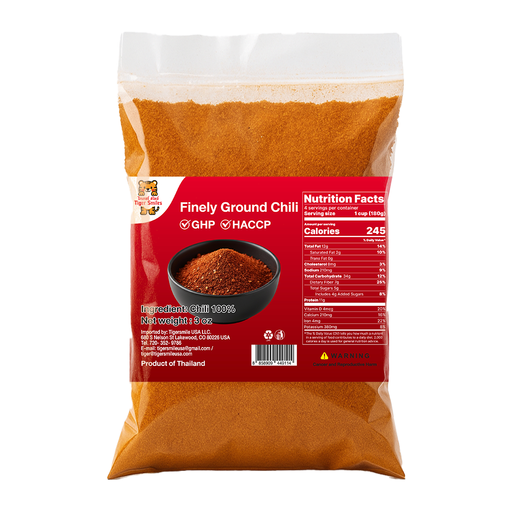 Tiger Smiles Finely Ground Chili